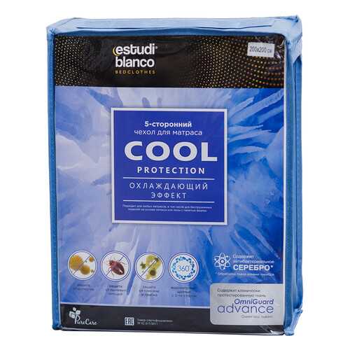 Чехол для матраса натяжной estudi blanco Cool Protection 140х200 см в Зара Хоум